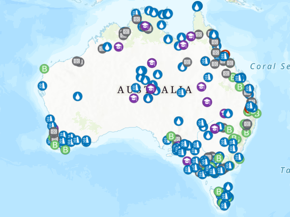 Interactive map.