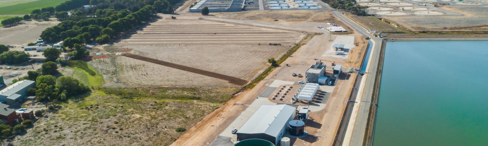 view of the Northern Adelaide Irrigation Scheme in South Australia
