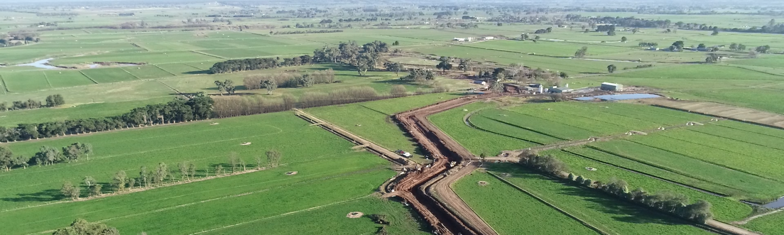 Construction of new transit point at Macalister Irrigation District Modernisation Phase 1B Project in Victoria
