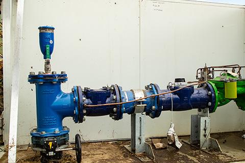 Water pumping equipment.