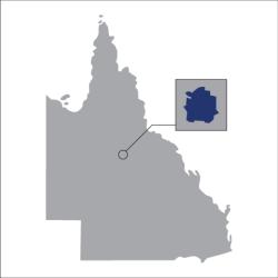 Map of Hughenden Region.