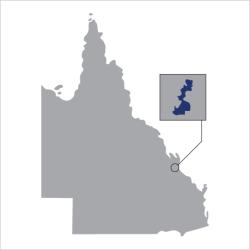 Map of Queensland